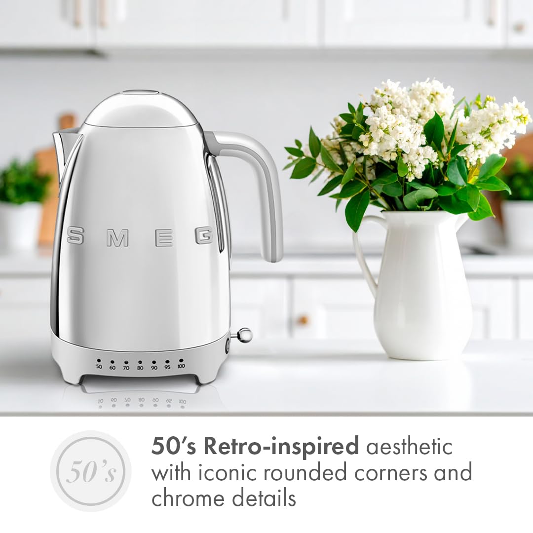 Amazon | Smeg 電気ケトル 1.7リットル KFL04 SSUS SS [並行輸入